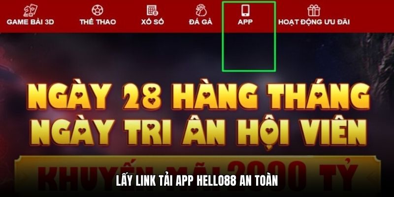 Lấy link tải app Hello88 an toàn